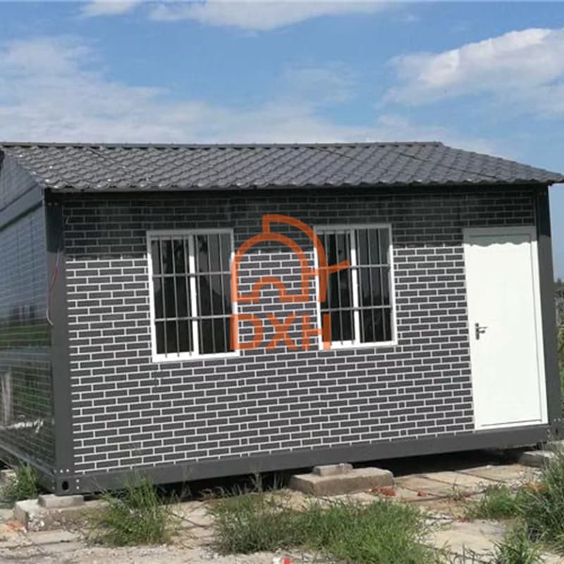 light gray container house