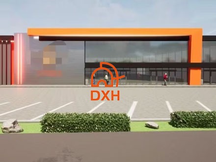 Edifício de shopping center com estrutura de aço de 2 andares em Aruba